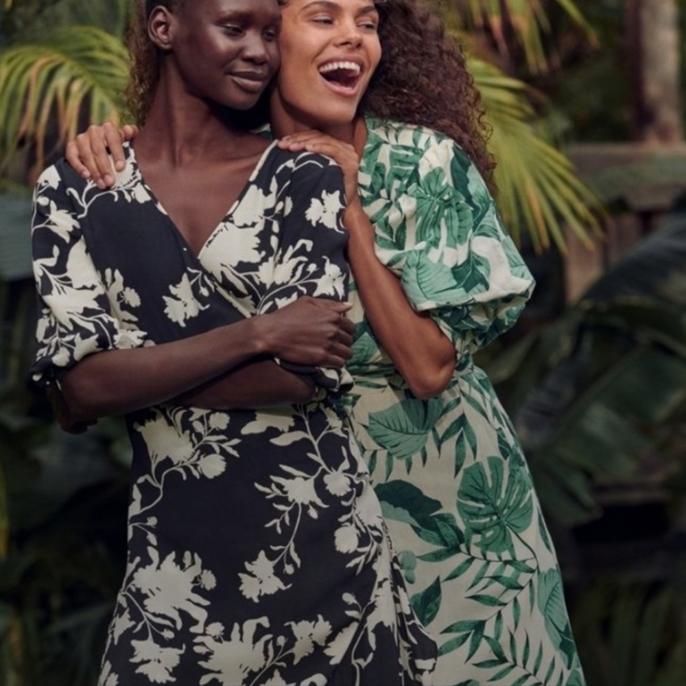 NWOT Johanna Ortiz X H&M Wrap Dress - Picture 8 of 16
